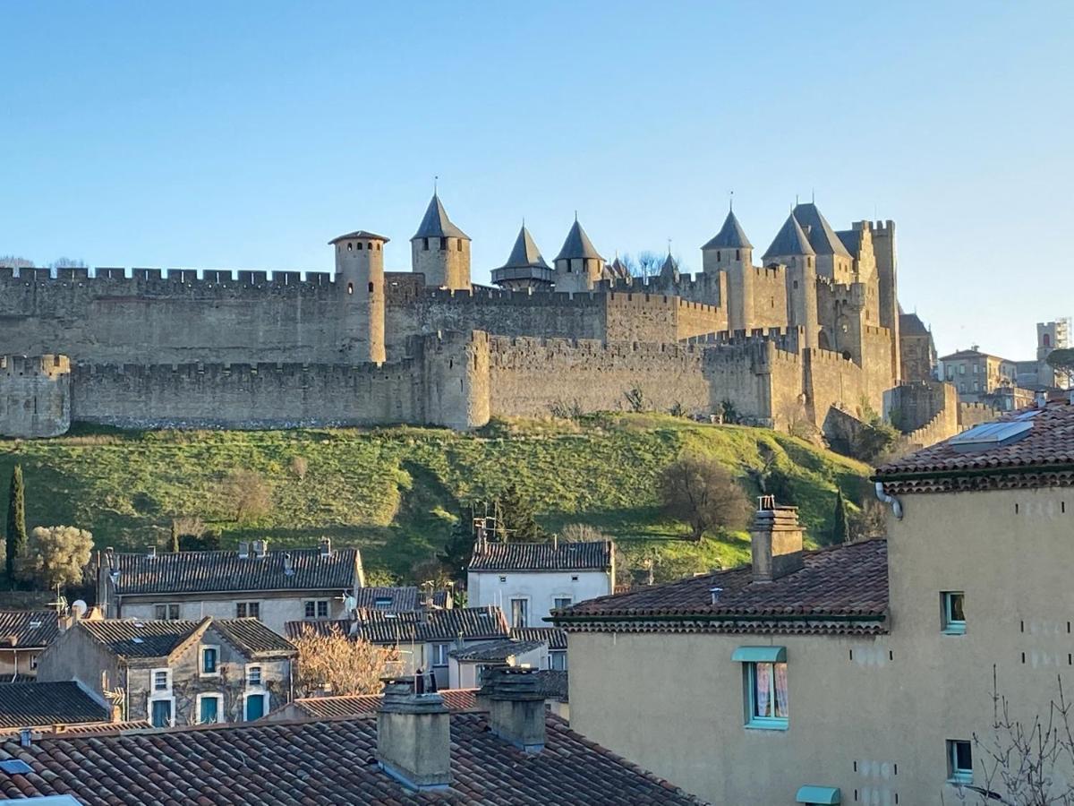 Demeure Saint Louis Historic Manor, City 700M, Parking,A C,Clim,Wifi, Heated Pool, City View 卡尔卡松 外观 照片