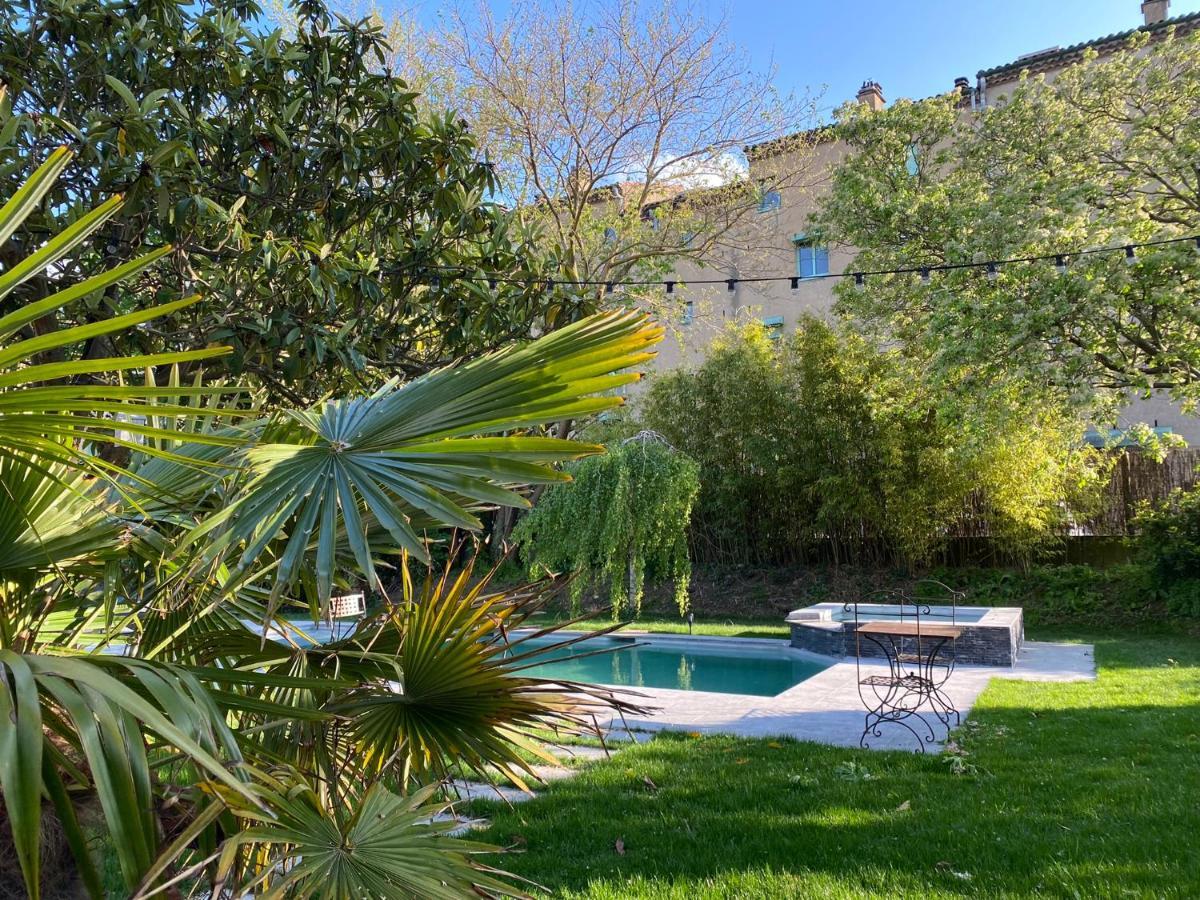 Demeure Saint Louis Historic Manor, City 700M, Parking,A C,Clim,Wifi, Heated Pool, City View 卡尔卡松 外观 照片