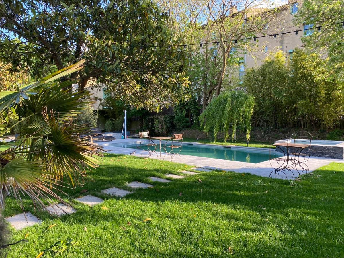 Demeure Saint Louis Historic Manor, City 700M, Parking,A C,Clim,Wifi, Heated Pool, City View 卡尔卡松 外观 照片