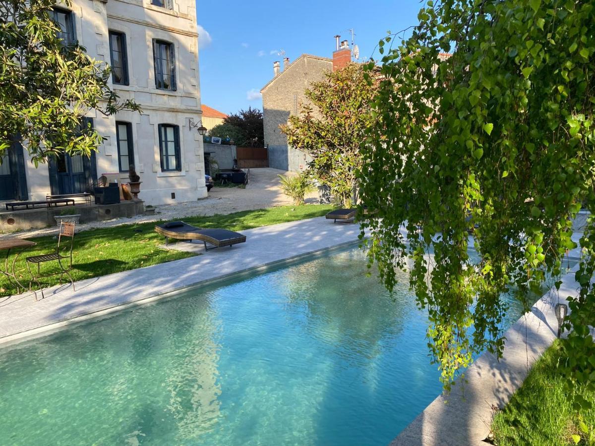 Demeure Saint Louis Historic Manor, City 700M, Parking,A C,Clim,Wifi, Heated Pool, City View 卡尔卡松 外观 照片