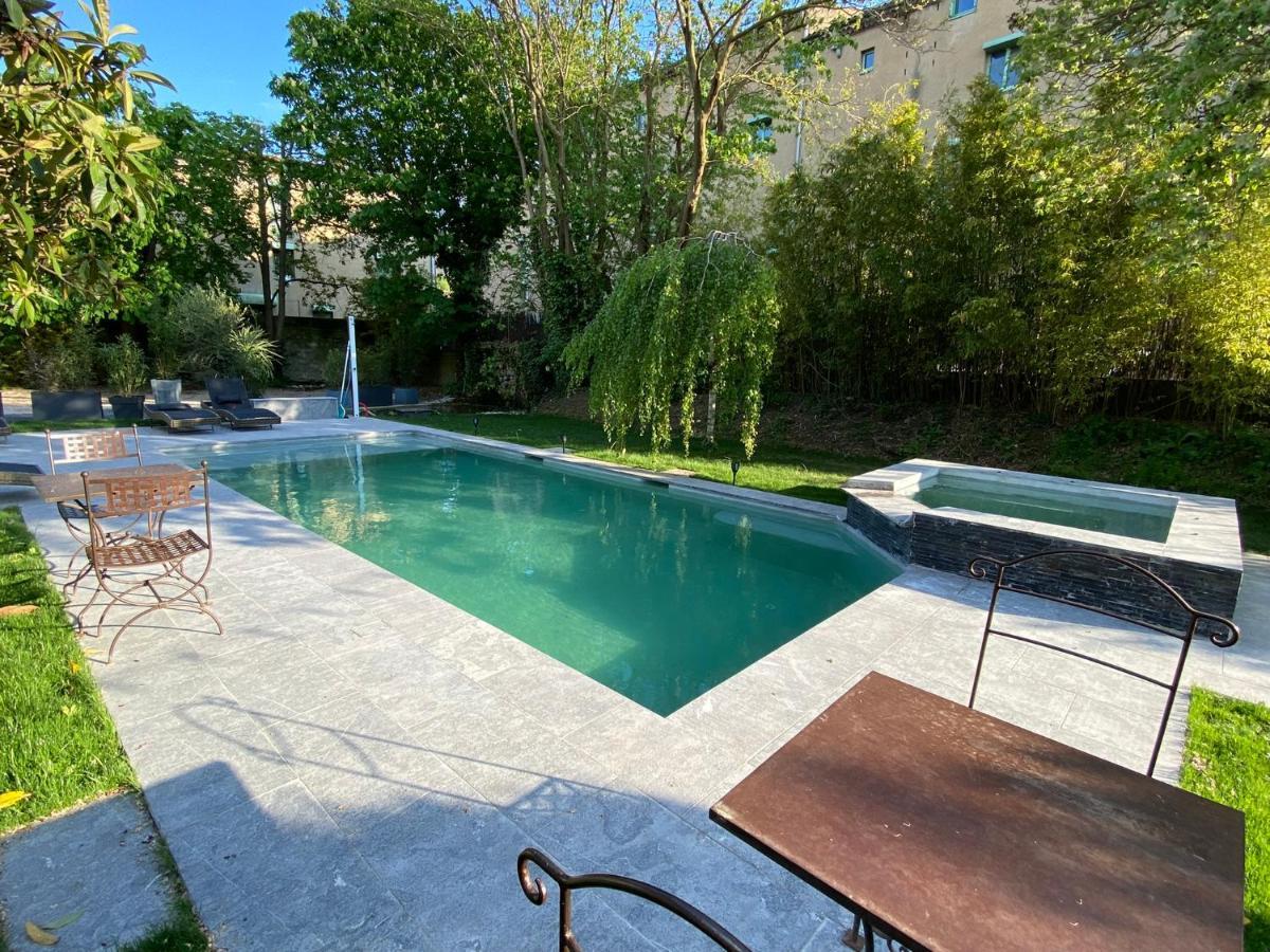 Demeure Saint Louis Historic Manor, City 700M, Parking,A C,Clim,Wifi, Heated Pool, City View 卡尔卡松 外观 照片